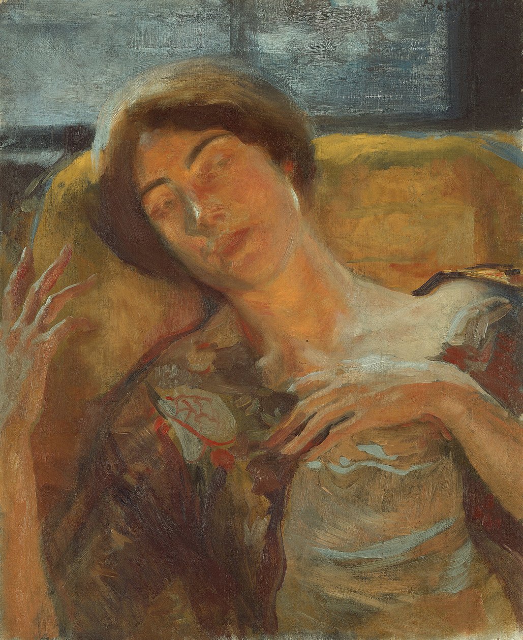 Kvindehoved, ca. 1890. af Paul Albert Besnard