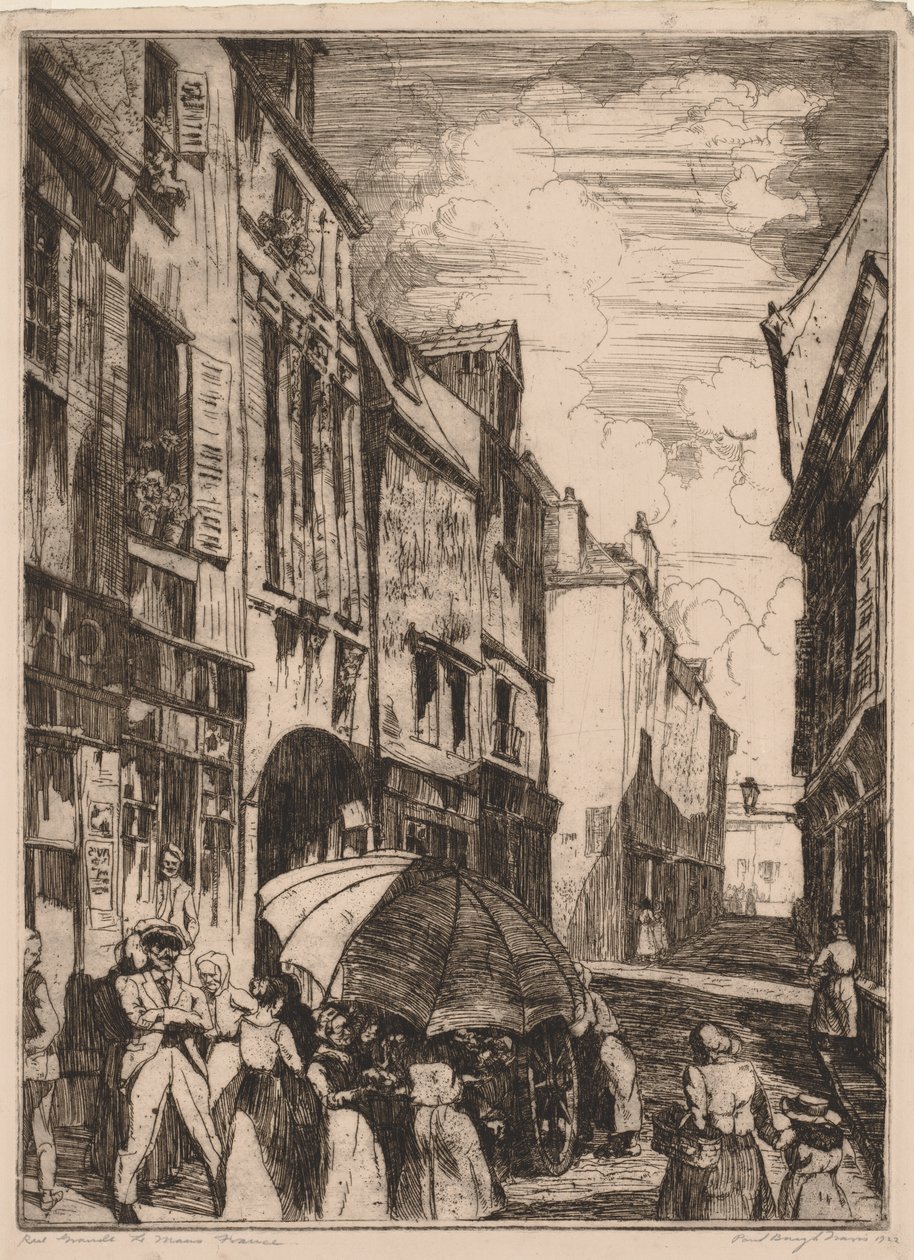 Rue Grande, Le Mans, Frankrig af Paul B. Travis
