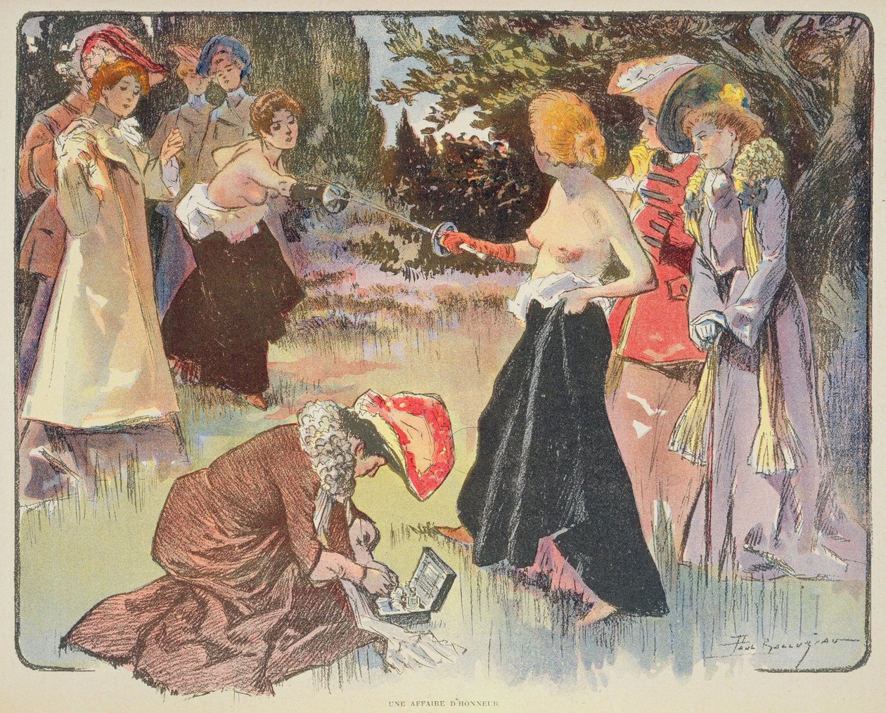 En æressag, 1900 af Paul Balluriau