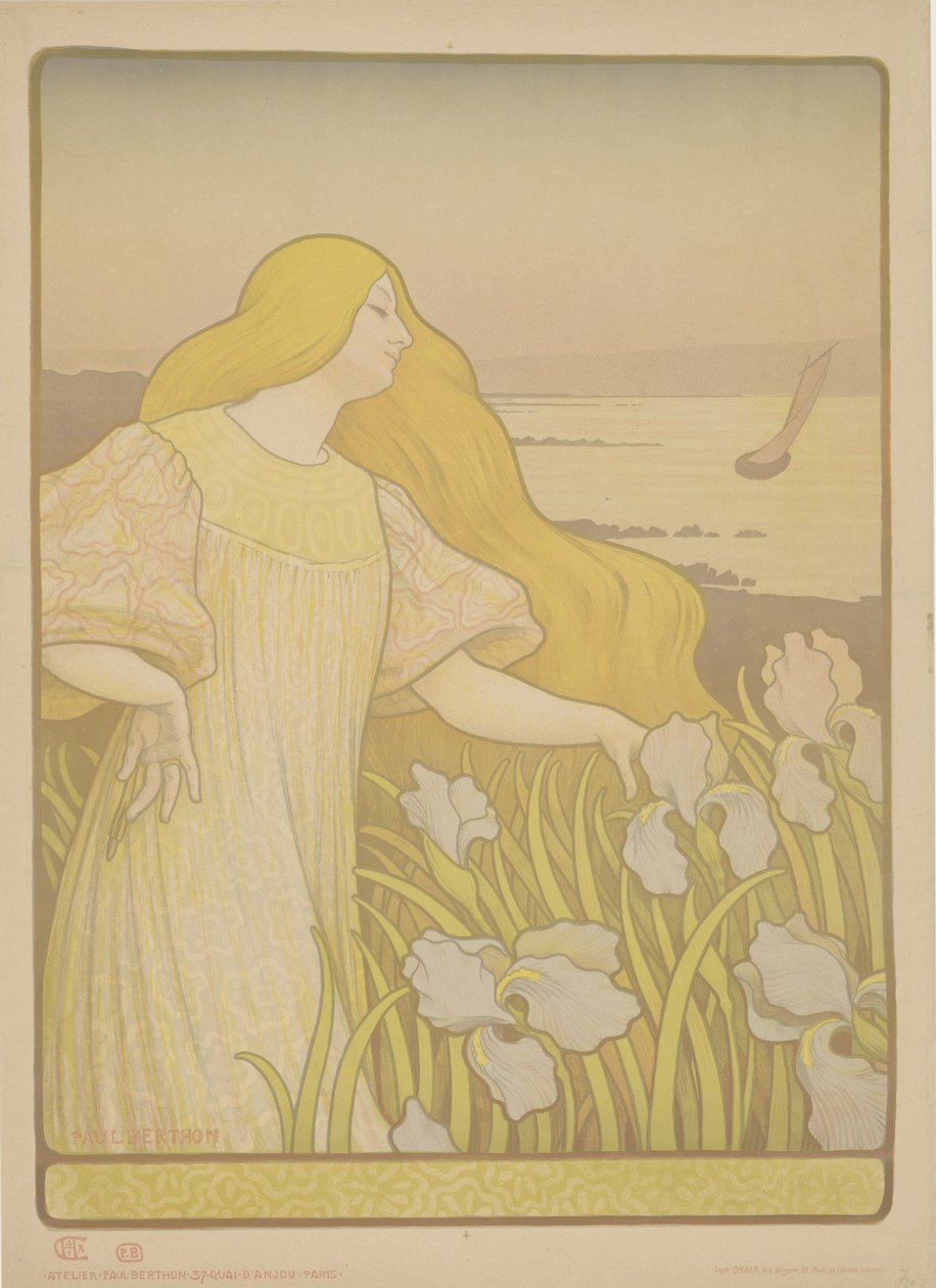 Iris Pige mellem iris af Paul Berthon