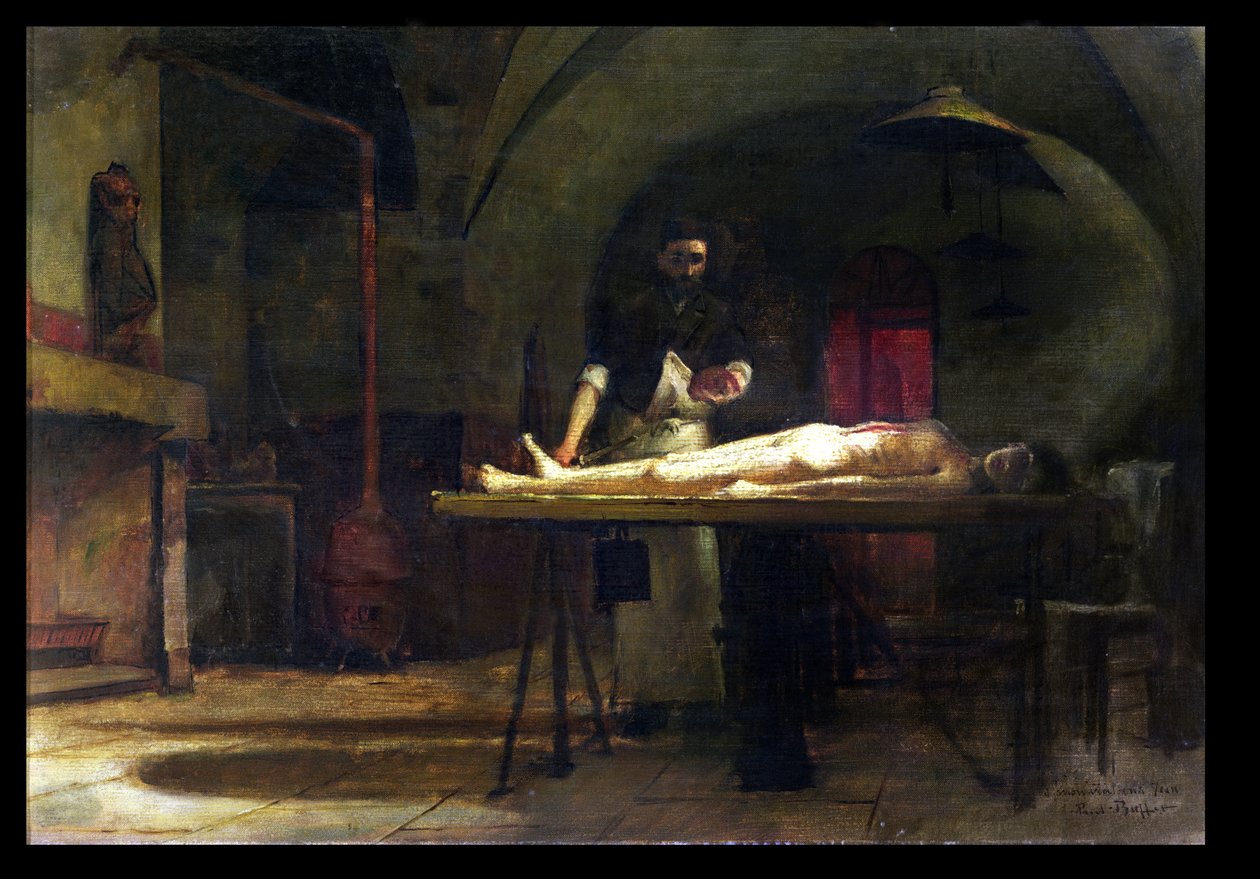 Dissektionsscene af Paul Buffet