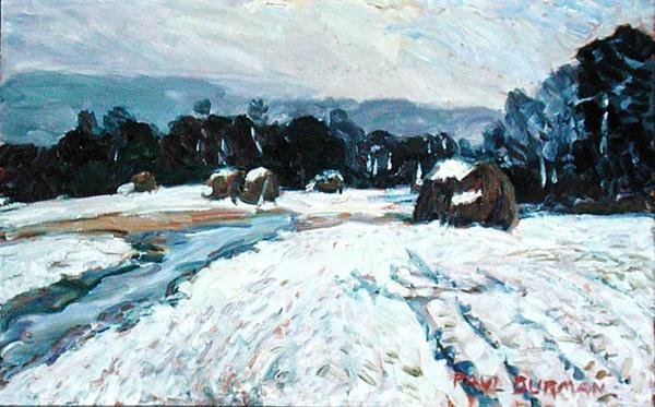 Første sne af Paul Burman