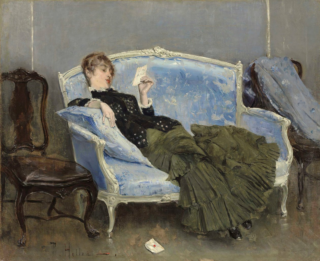 Brevet, 1880. af Paul Cesar Helleu