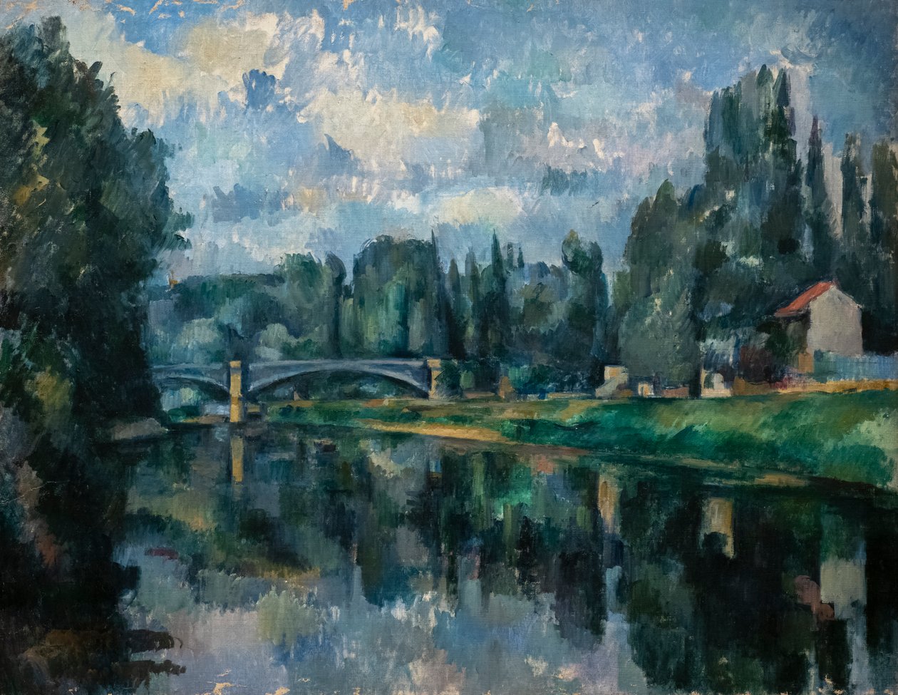 Marnes bredder af Paul Cézanne