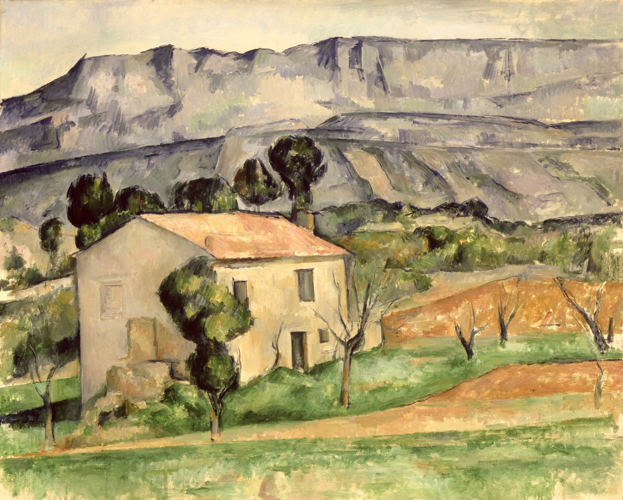 Hus i Provence af Paul Cézanne