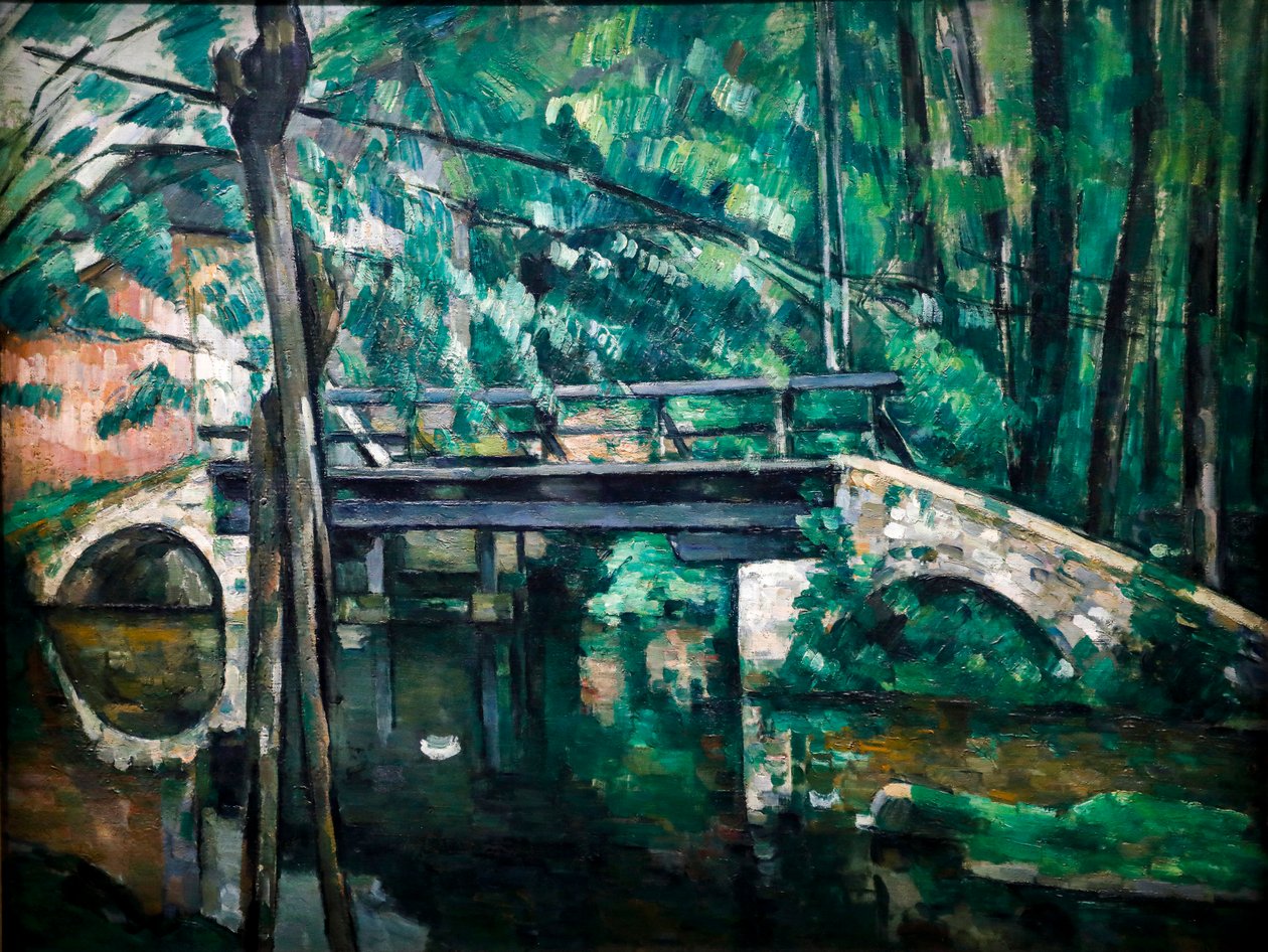 Maincy Bridge af Paul Cézanne