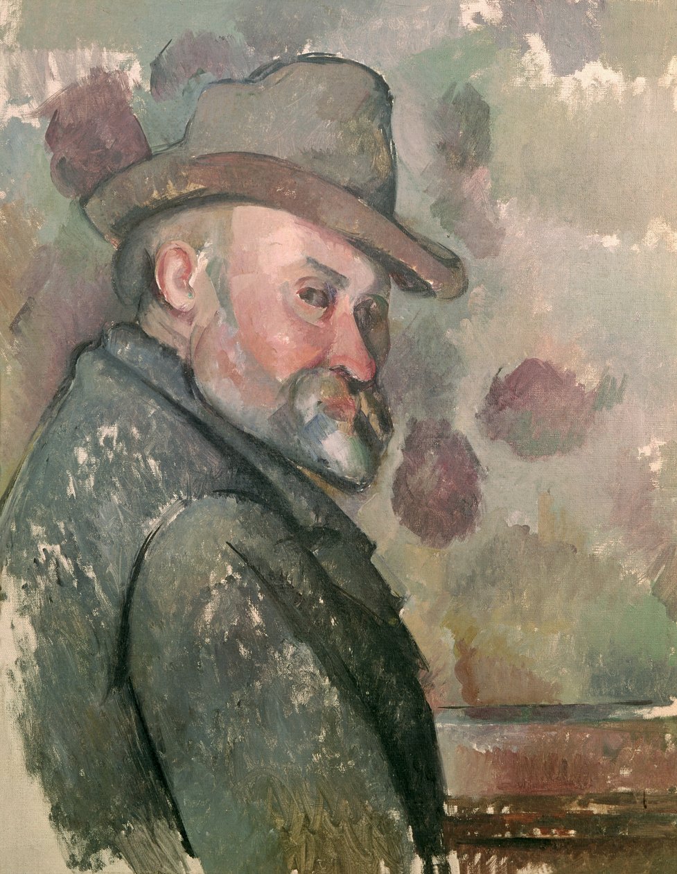 Selvportræt af Paul Cézanne