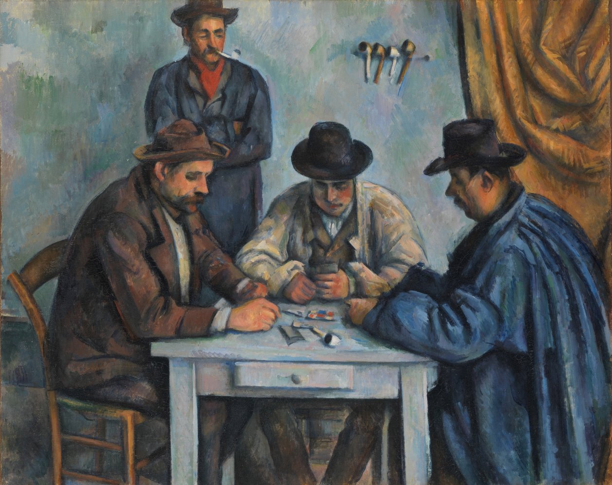 Kortspillerne af Paul Cézanne