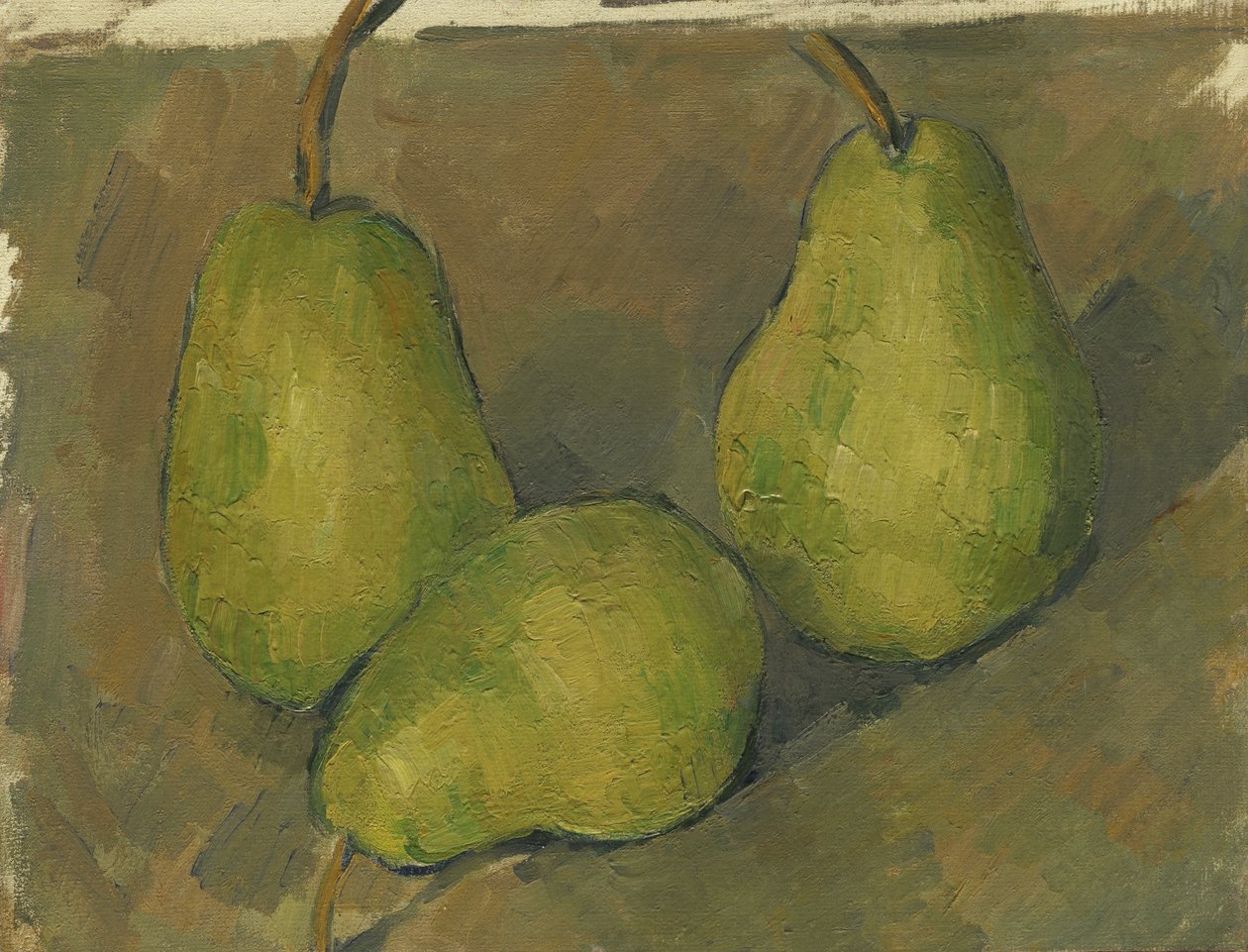 Tre pærer af Paul Cézanne