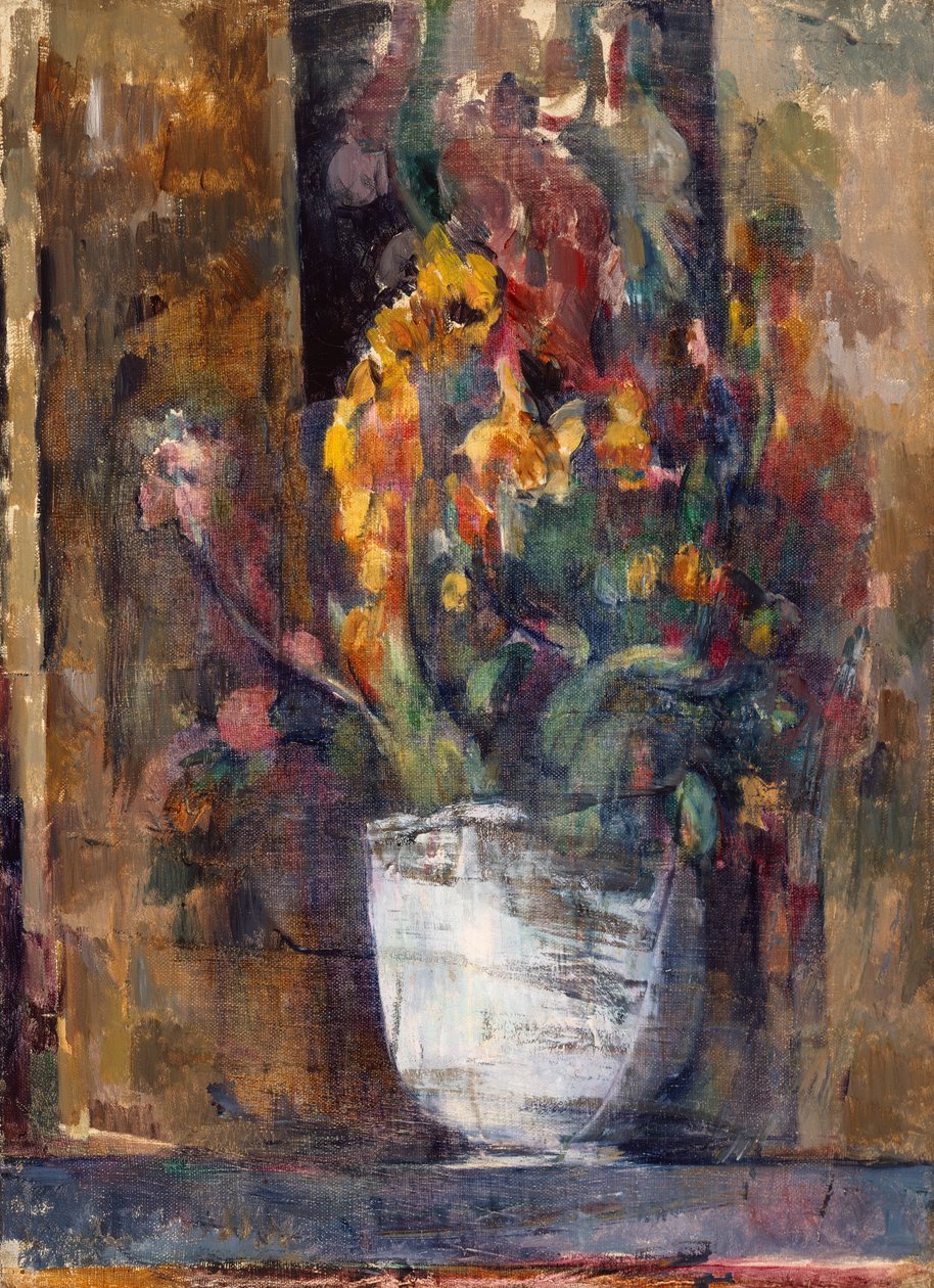 Vase med blomster, ca. 1897-98 (olie på lærred) af Paul Cézanne
