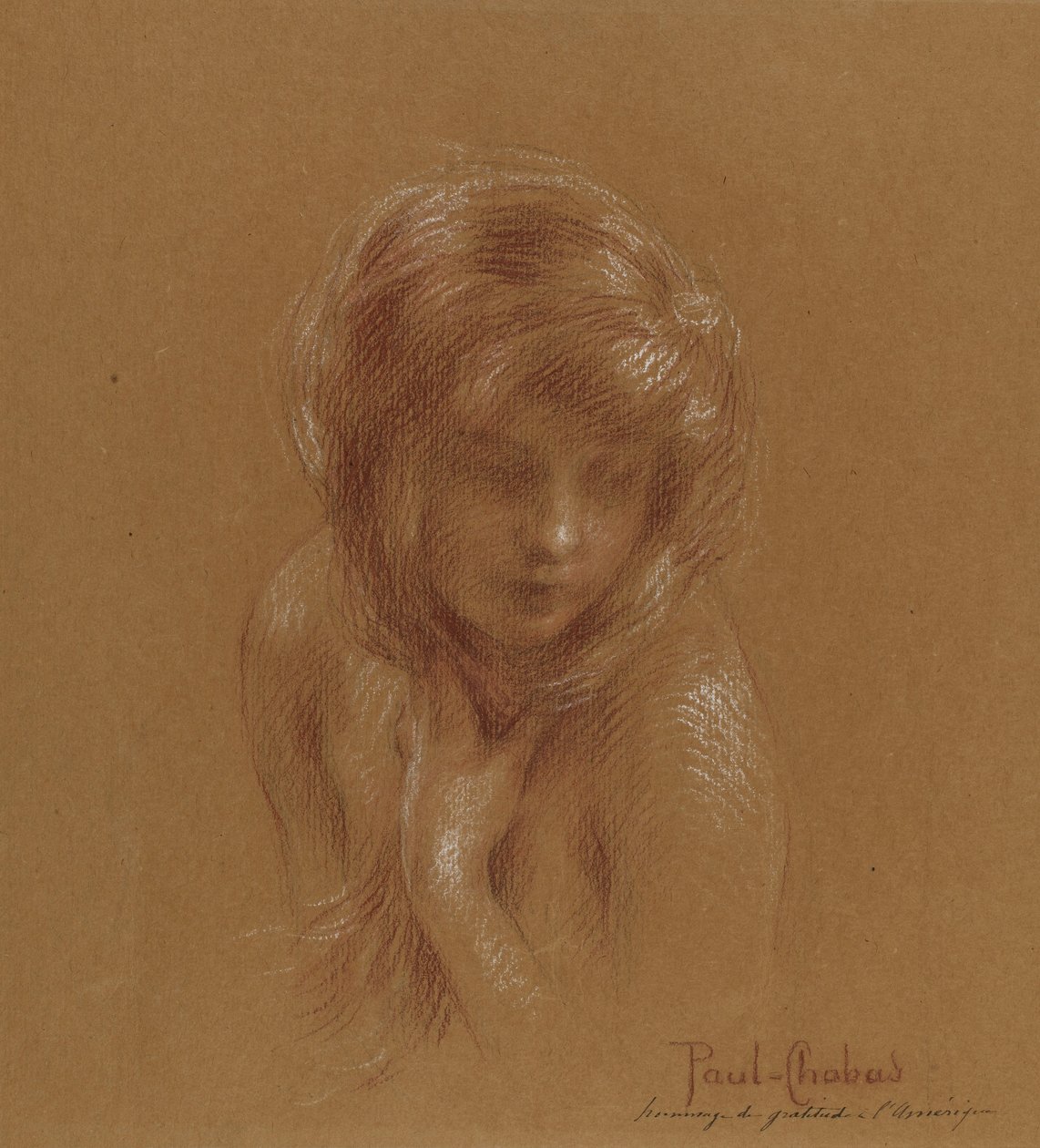 Ung pige af Paul Chabas