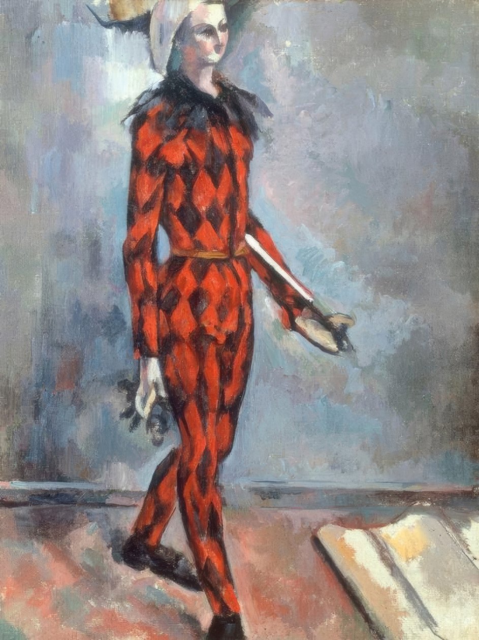 Arlekin af Paul Cézanne