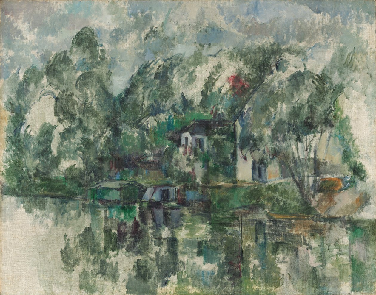 Ved Vandkanten, ca. 1890. af Paul Cézanne