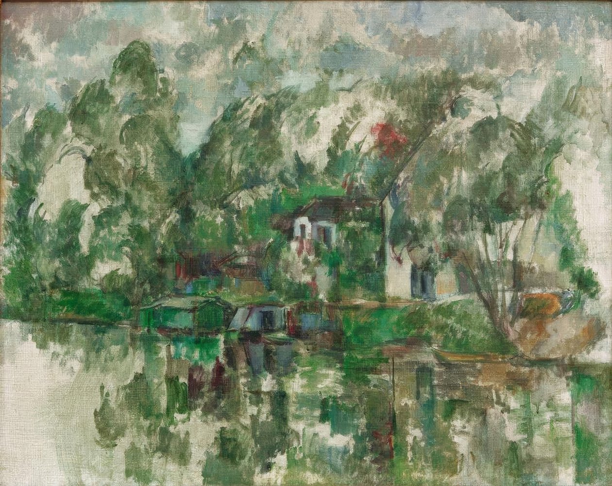 Ved vandkanten af Paul Cézanne