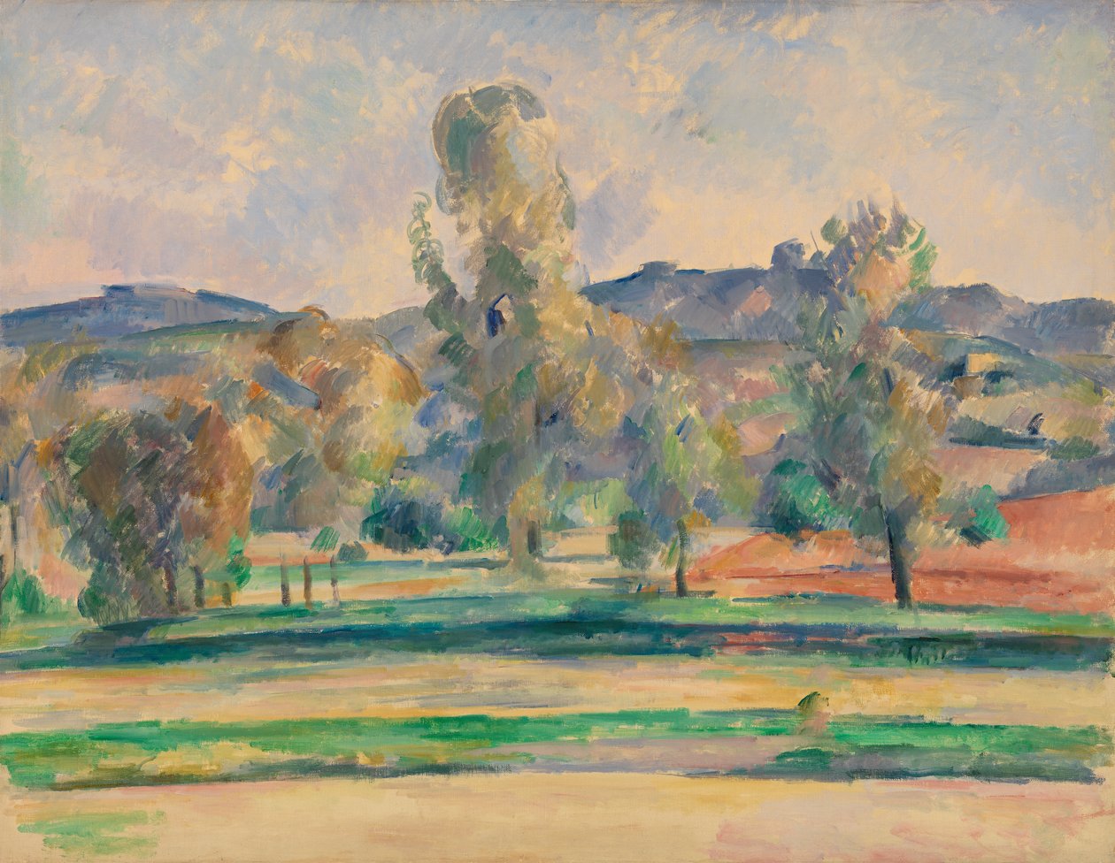 Efterårslandskab af Paul Cézanne