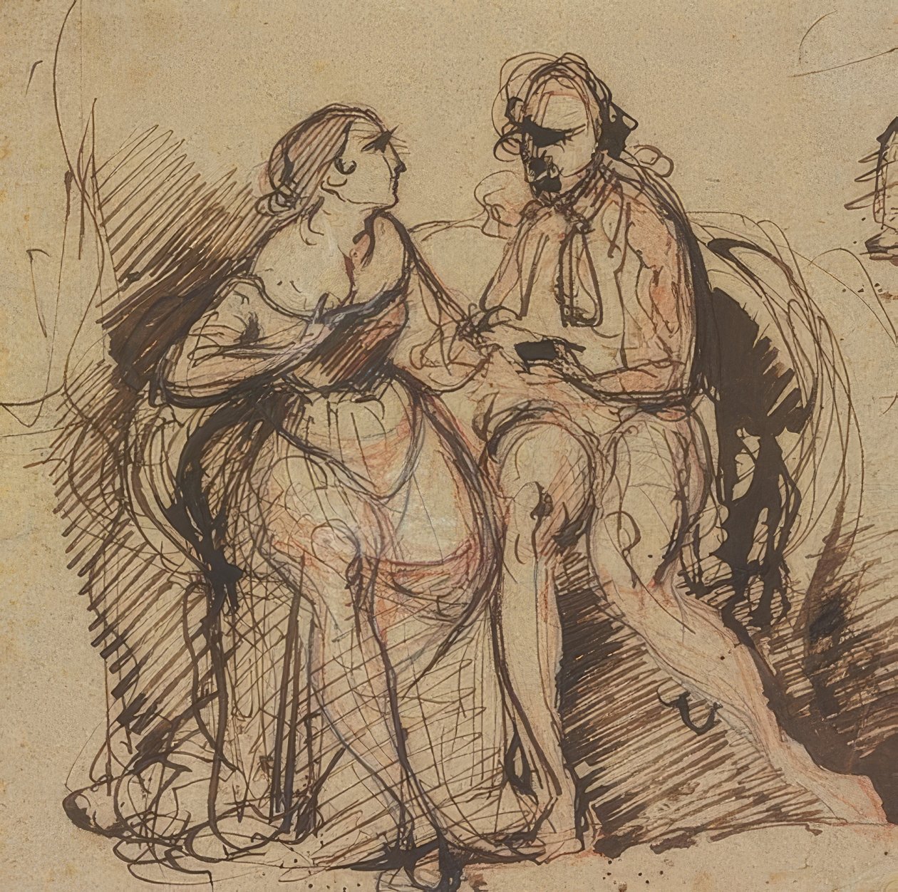 Boldbrud. (ikke dateret) af Paul Cézanne