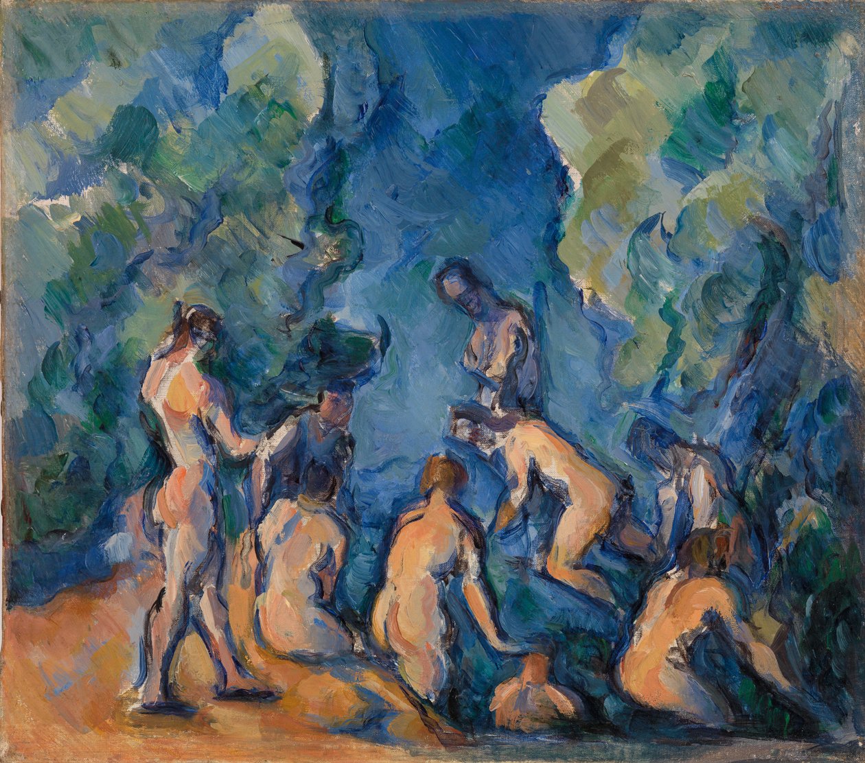 Badende (Baigneurs) af Paul Cézanne