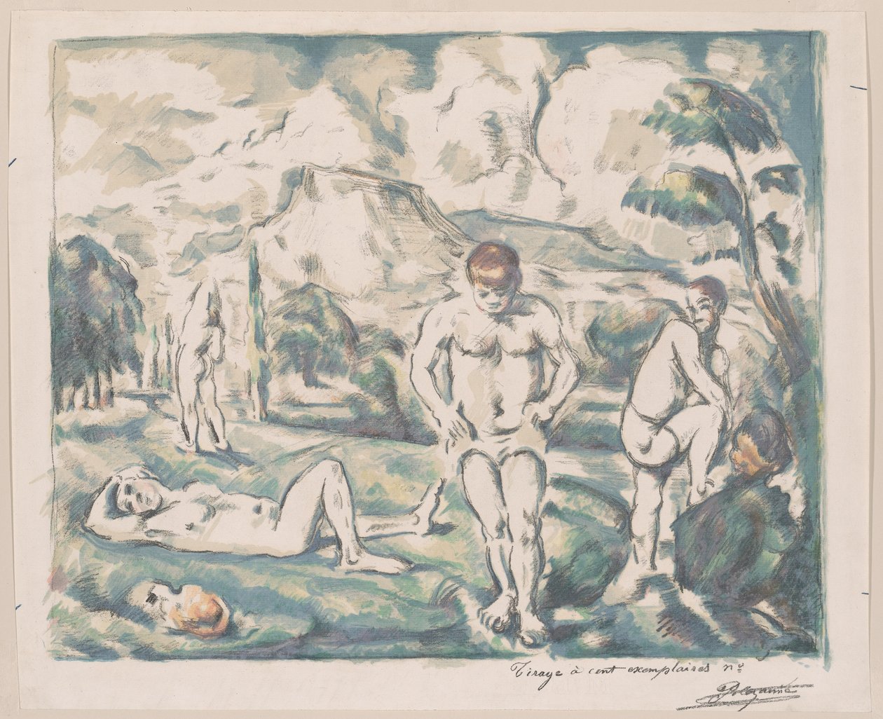 Badende af Paul Cézanne