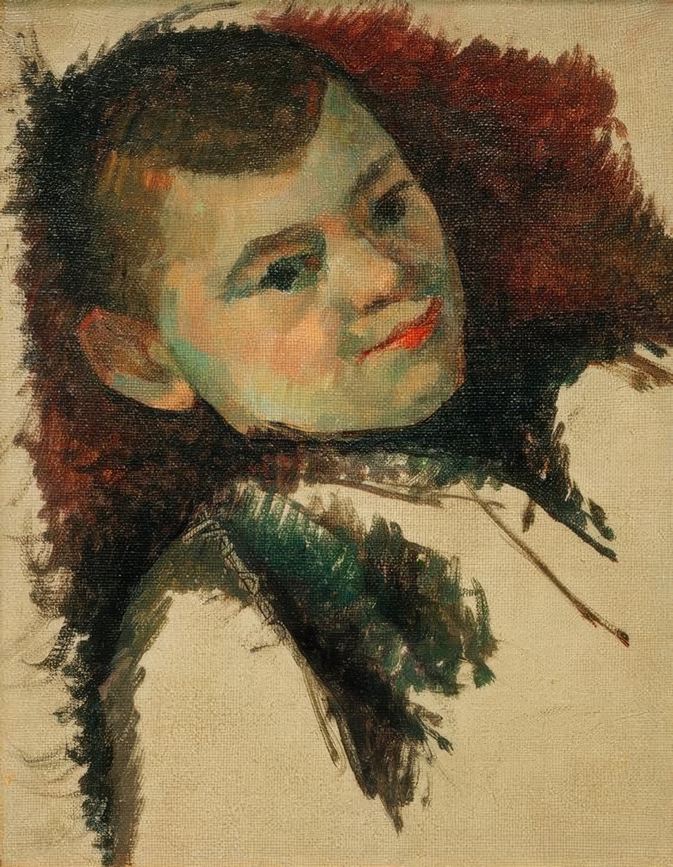 Portræt af Paul Cézanne jun. af Paul Cézanne