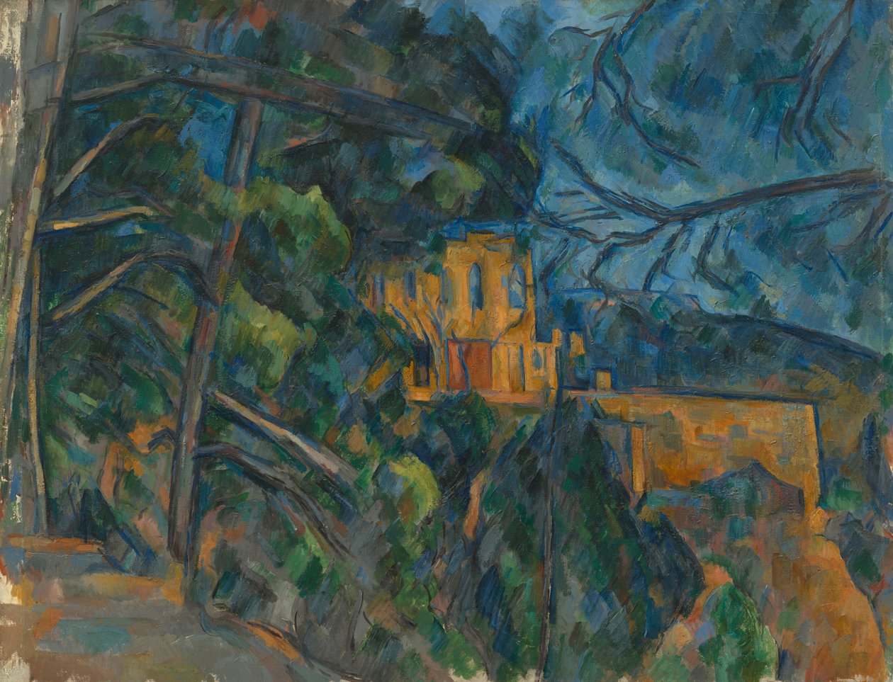 Sorte Slot af Paul Cézanne