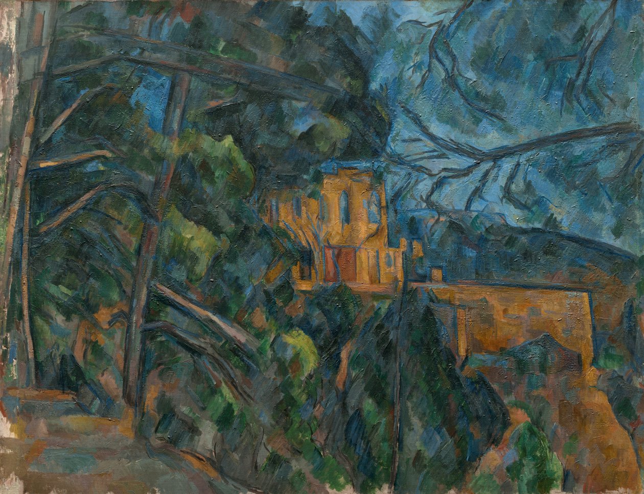 Black Castle, 19001904. af Paul Cézanne