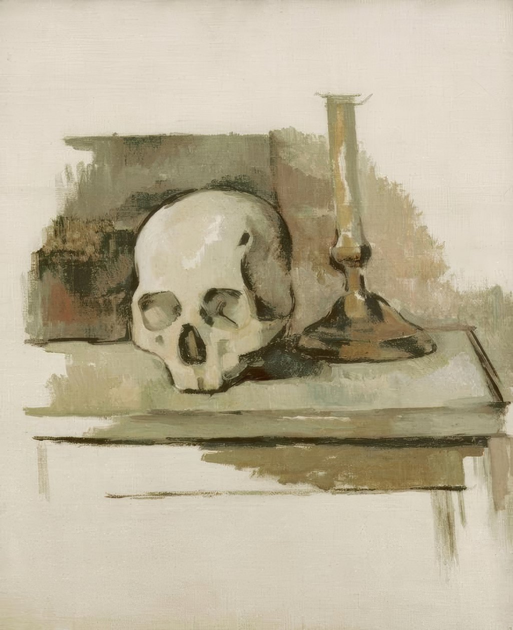 Kranium af Paul Cézanne