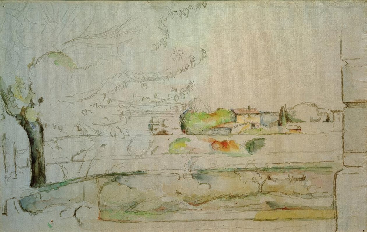 Bellevue slette af Paul Cézanne