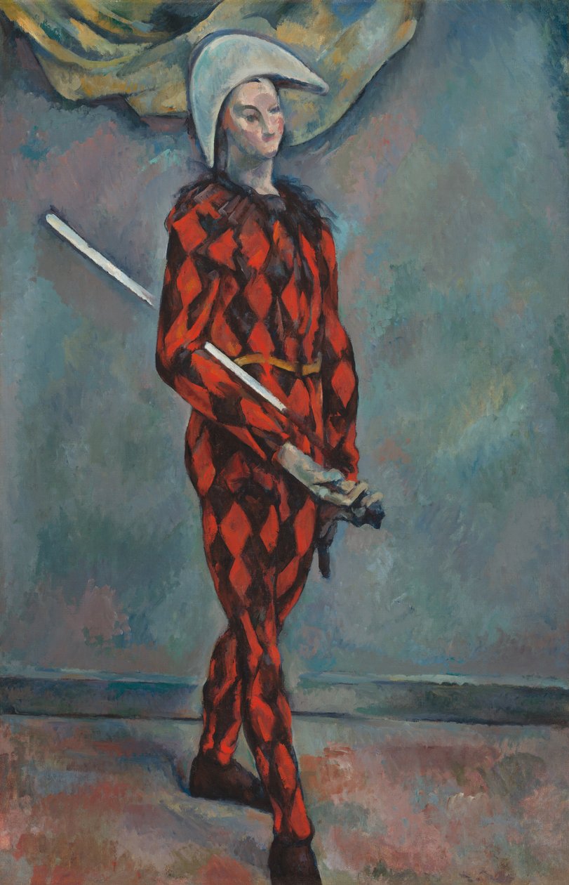 Harlekin af Paul Cézanne