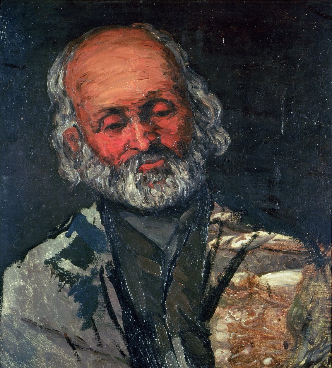 Leder af en gammel mand, ca. 1866 af Paul Cézanne