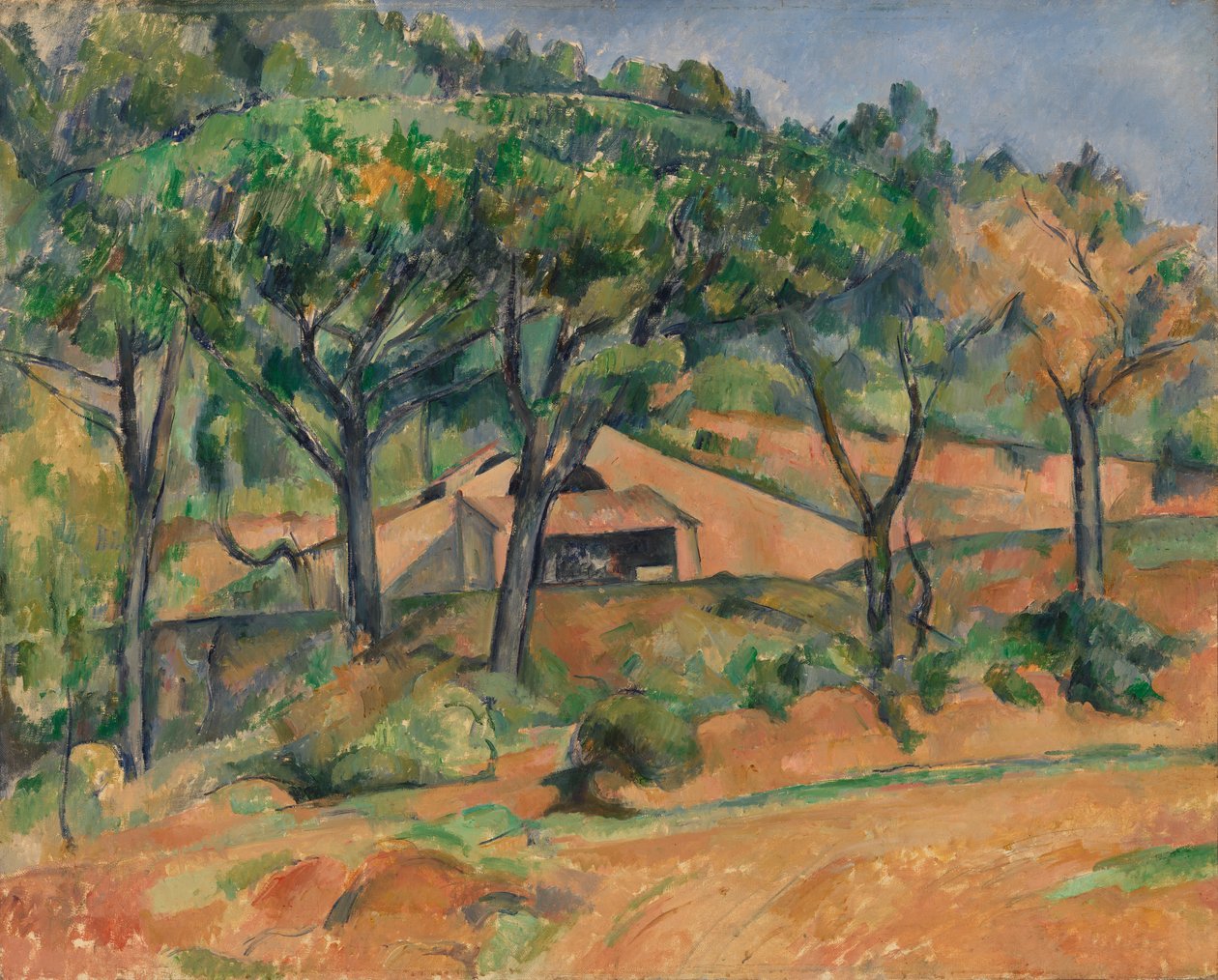 Hus i Provence af Paul Cézanne