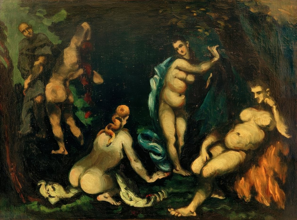 Sankt Anthonys fristelse af Paul Cézanne