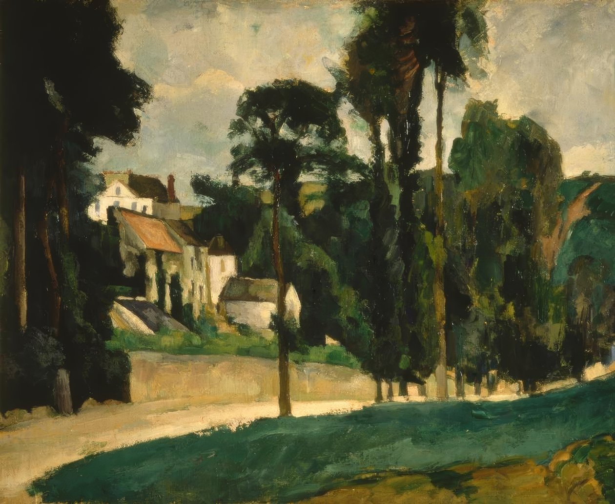 Le Clos des Mathurins i Pontoise af Paul Cézanne