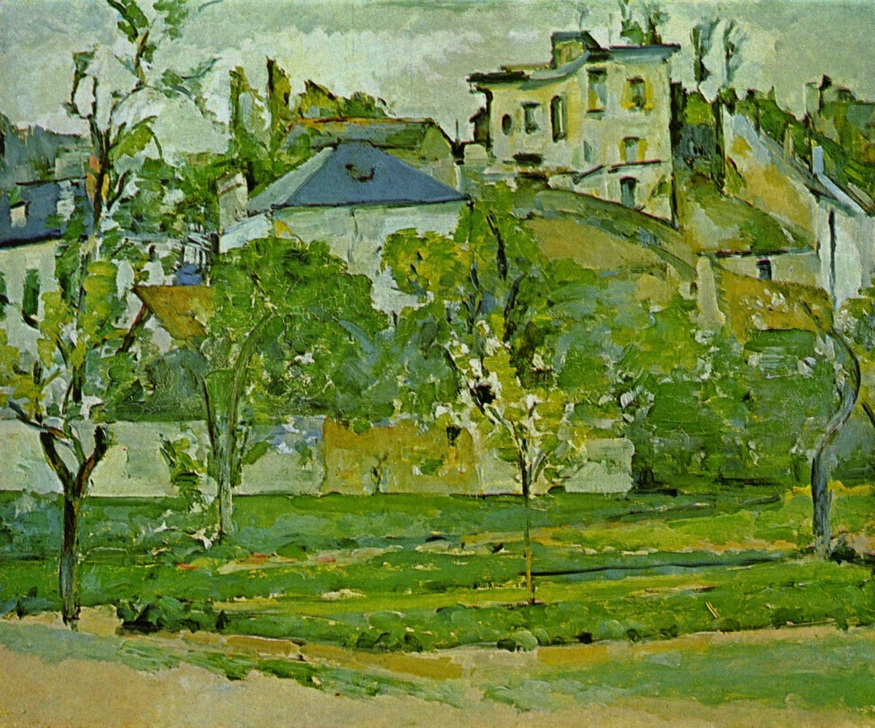 Le Jardin de Maubuisson, Pontoise af Paul Cézanne