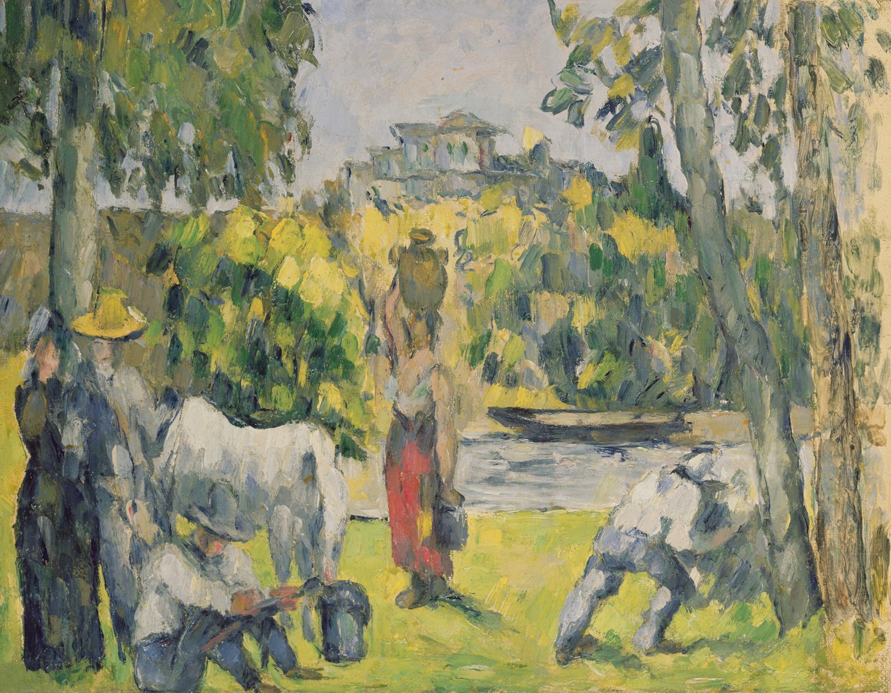 Livet på marken, ca. 1875 af Paul Cézanne