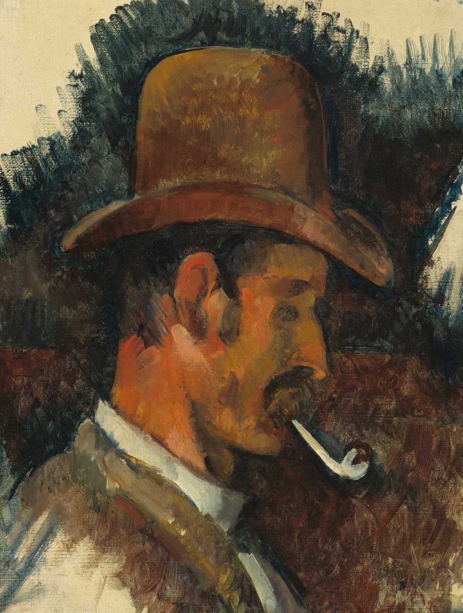 Mand med rør, 18921896. af Paul Cézanne