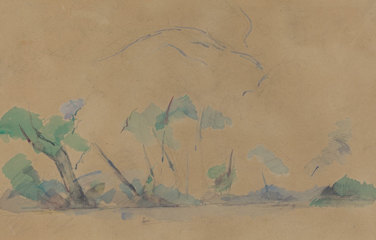 Mount Sainte-Victoire [foran] af Paul Cézanne