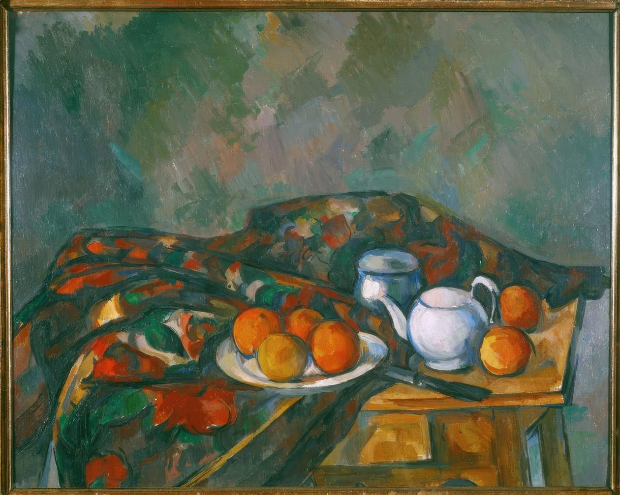 Stilleben med tekande af Paul Cézanne