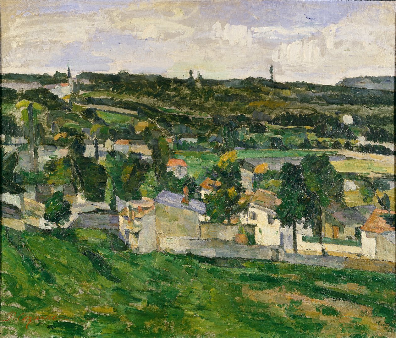 I nærheden af ​​Auvers-sur-Oise, 1880