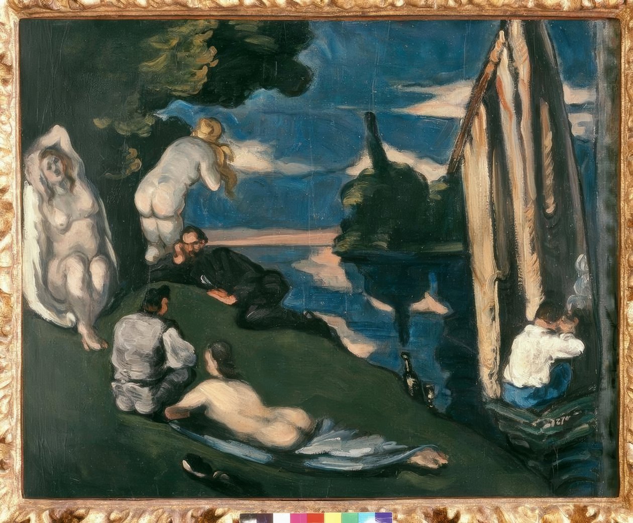 Pastoral af Paul Cézanne