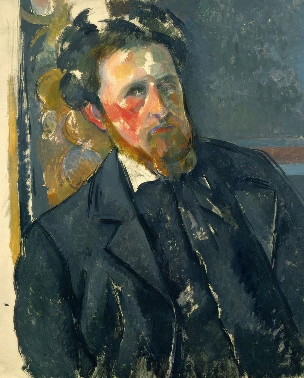 Portræt af Joachim Gasquet af Paul Cézanne