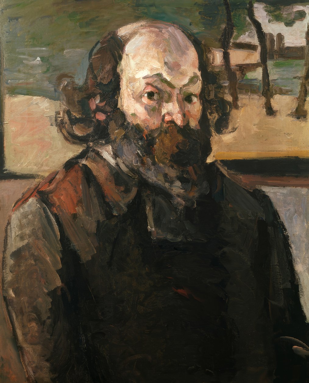 Portræt af kunstneren af Paul Cézanne