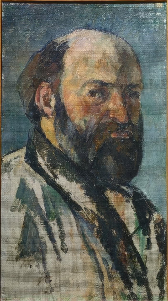 Portræt af kunstneren af Paul Cézanne