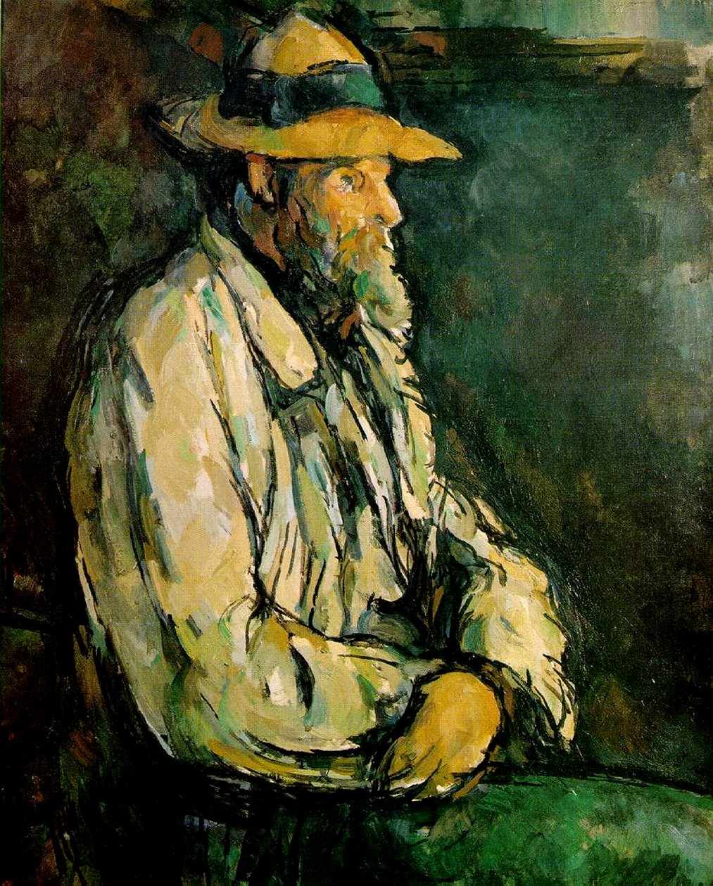 Portræt af Vallier, siddende af Paul Cézanne