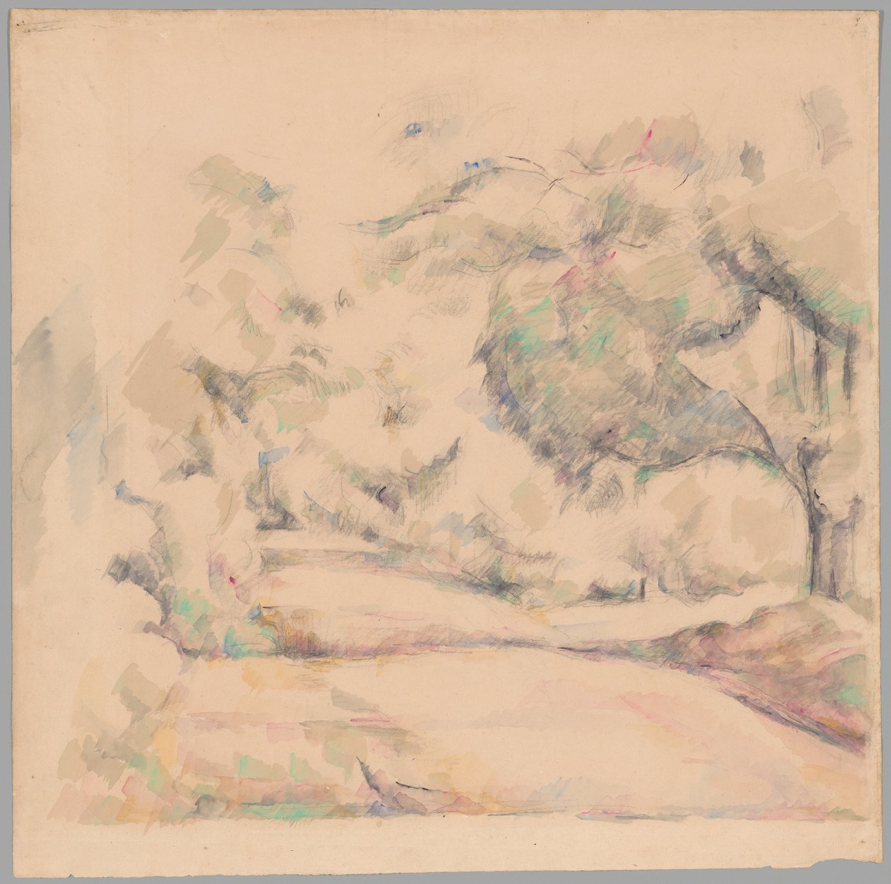Vej i Provence af Paul Cézanne