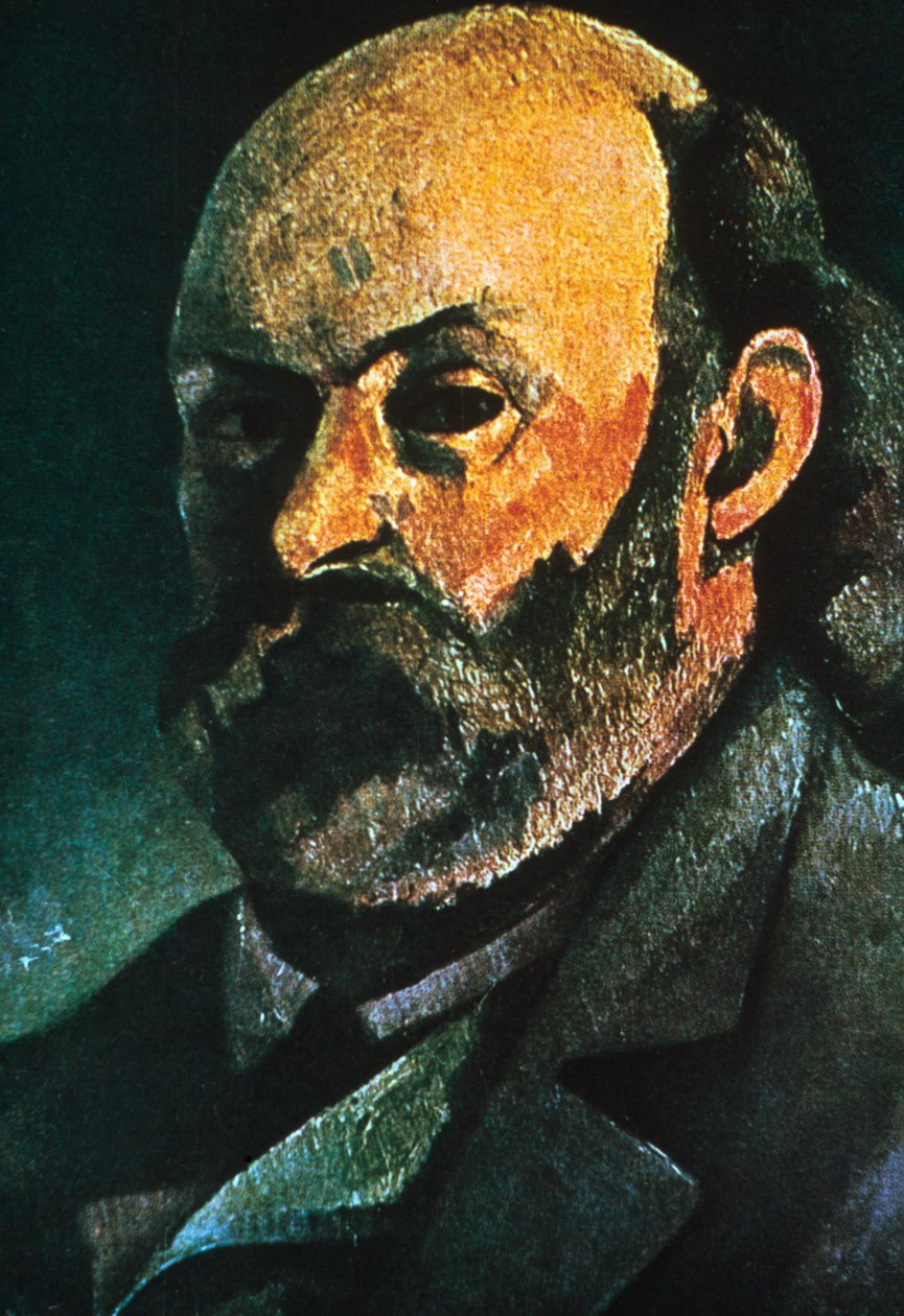 Selvportræt, 1880 af Paul Cézanne