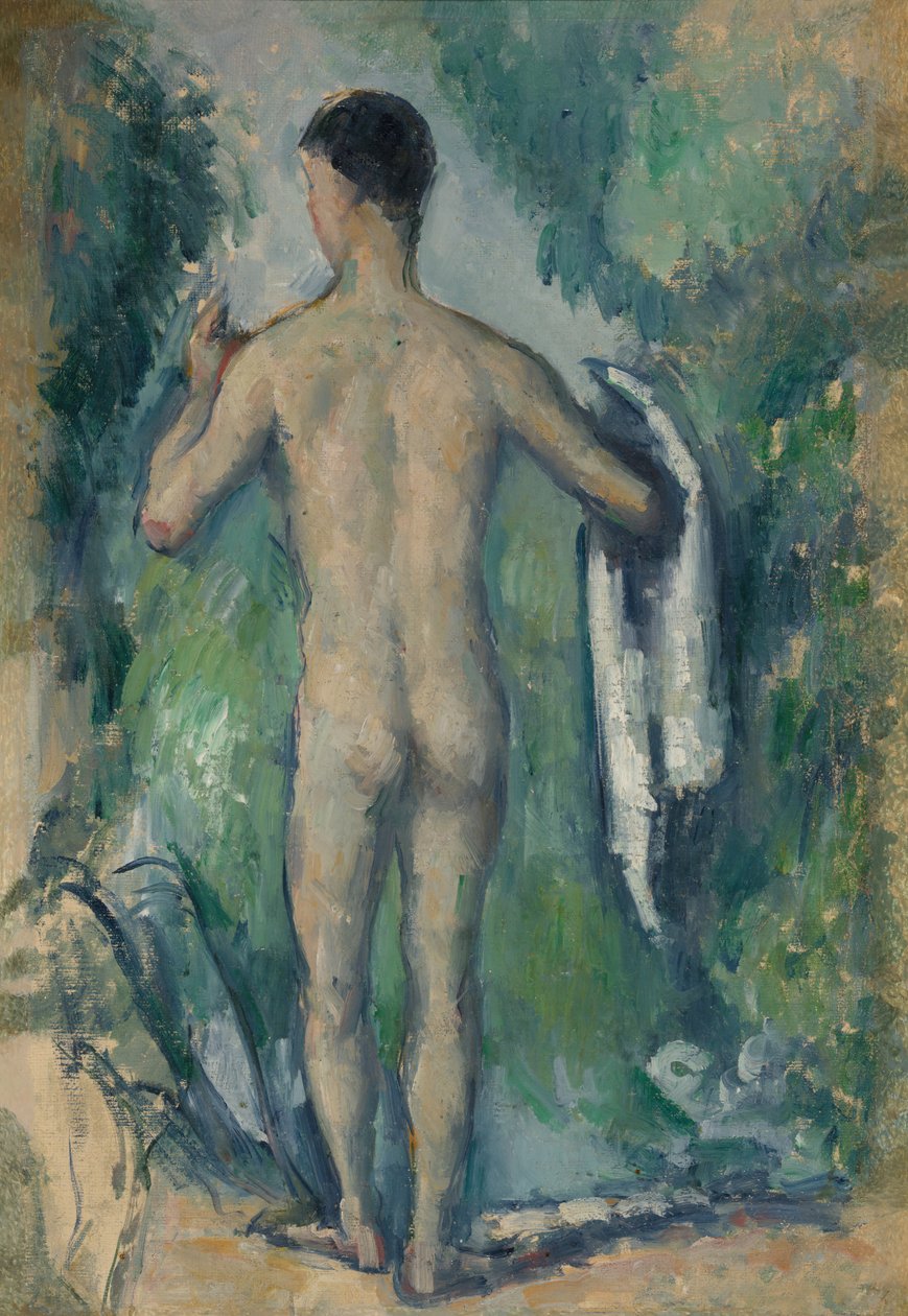 Stående bader, set bagfra, 187982. af Paul Cézanne