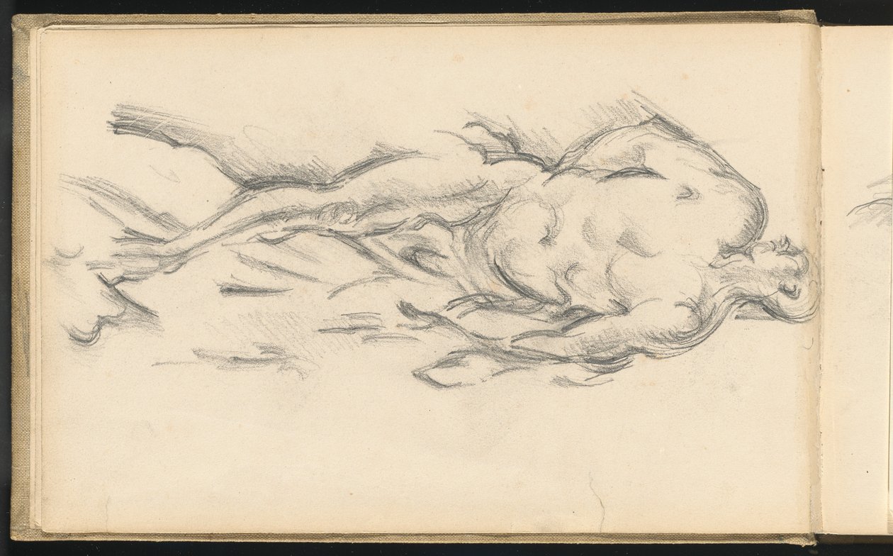 Studie af Pugets "Milo of Crotona" af Paul Cézanne