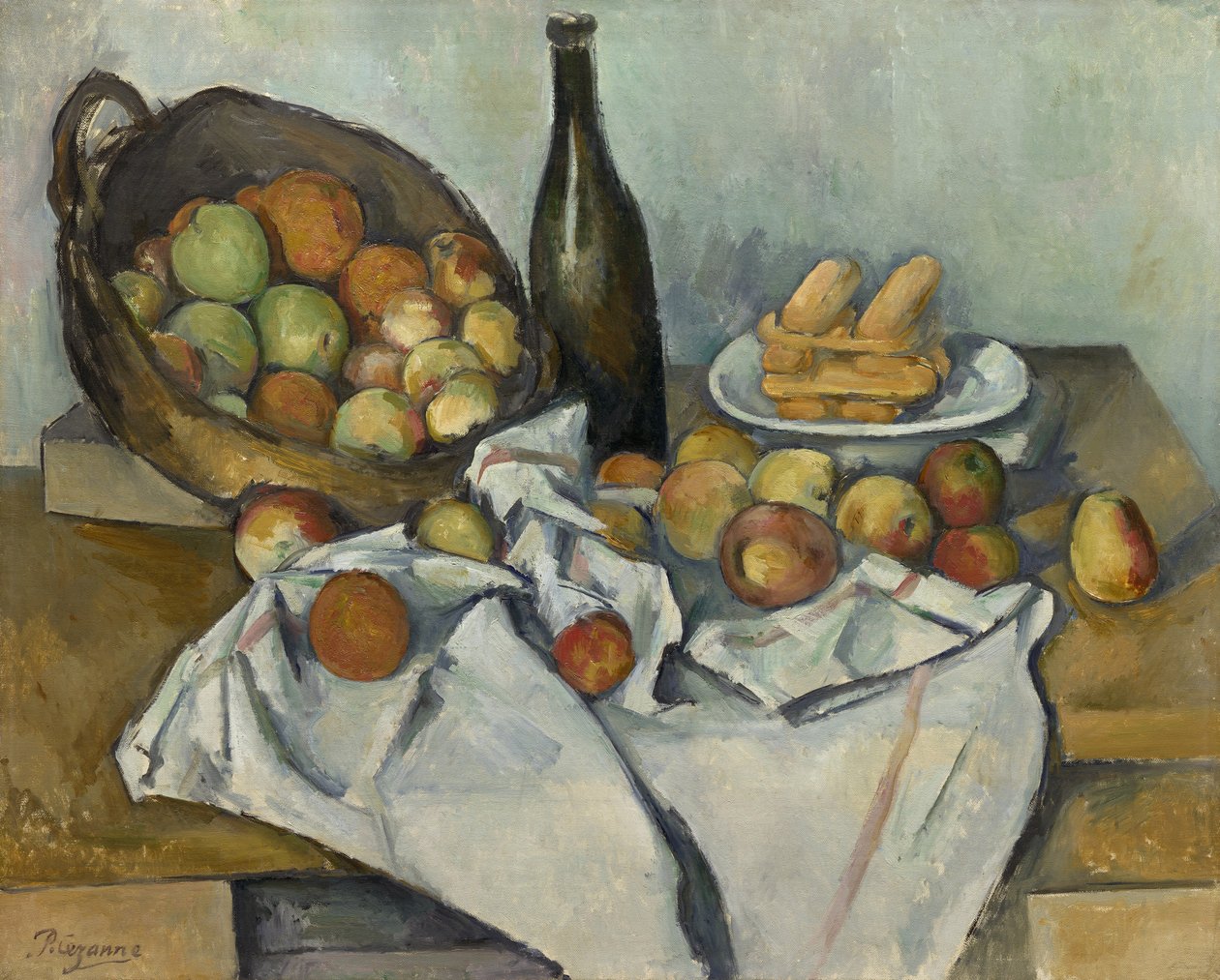 Æblekurven, ca. 1893 af Paul Cézanne