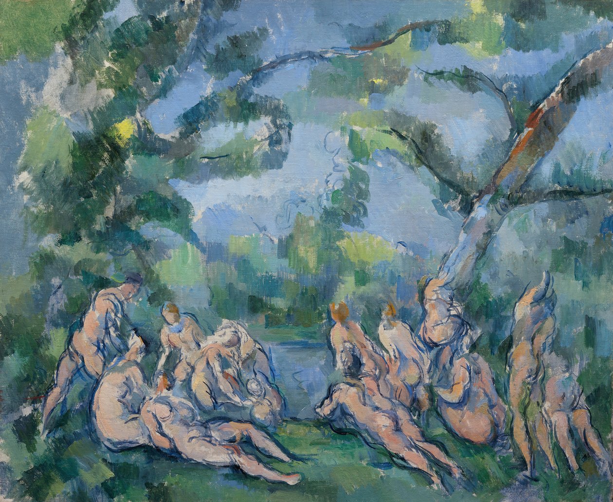 De badende, 18991904. af Paul Cézanne