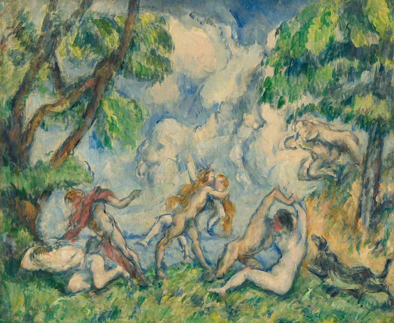 Slaget om kærlighed, ca. 1880. af Paul Cézanne